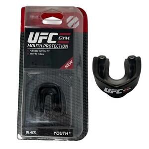 UFC Gym Mouth Protection Youth 10- Mouthguard Dental Guard Kids Boys Girls Black